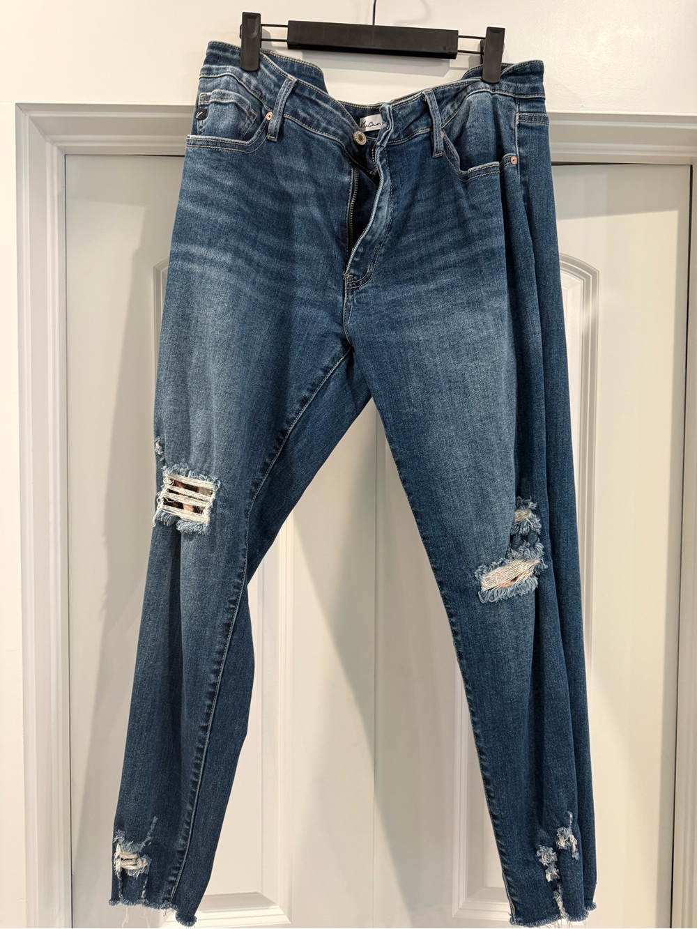 KanCan Blue Skinny Distressed Women's Jeans
